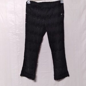 A'reve Black Lace Pants Legging Tights